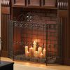 Fleur de Lis Fireplace Screen