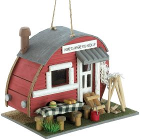 Wood Vintage Trailer Bird House