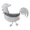 Galvanized Metal Wall Planter - Rooster