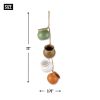 Dangling Pots Decor in Earth Tones