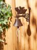 Wall-Mounted Cast Iron Pig with Wings Bell