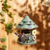 Cheerful Sunflower Hanging Bird Feeder