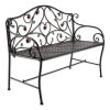 Country Apple Iron Garden Bench