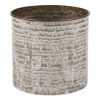 Galvanized Sheet Metal Rustic Plant Stand Set