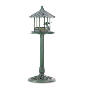 Gazebo Style Verdigris Bird Feeder