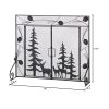 Woodland Scene Iron Fireplace Screen
