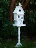 Victorian Two-Story Pedestal Bird House