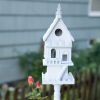 Victorian Two-Story Pedestal Bird House