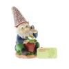 Gnome with Flower Solar Garden Statue