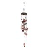 Metal Bell-Style Windchimes with Dogs and Leaf