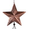 Bronze Wind Chimes with Stars and Bells - 34 inches
