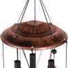 Bronze Wind Chimes with Stars and Bells - 34 inches