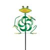 Frog Wind Spinner Yard Stake