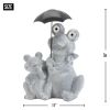 Frogs with Umbrella Solar Garden Light