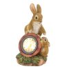 Mom and Baby Bunny Solar Garden Light