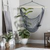 Recycled Cotton Swinging Hammock Chair - Gray