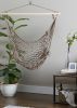 Recycled Cotton Swinging Hammock Chair - Stone