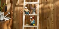 Gnome with Binoculars Solar Garden Light