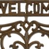 Cast Iron Welcome Stepping Stone