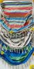 Hammock Chair with Tassel Fringe - Colorful Stripes