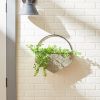 Geometric Diamond Galvanized Metal Wall Planter