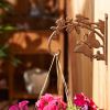 Cast Iron Plant Hanging Bracket Hook - Butterfly