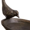 Wall-Mounted Cast Iron Scrolled Bird Feeder