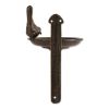 Wall-Mounted Cast Iron Scrolled Bird Feeder