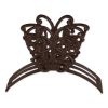 Cast Iron Butterfly Design Hose Caddy