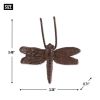 Dragonfly Cast Iron Planter Pot Hanger Set