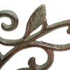 Cast Iron Plant Hanging Bracket Hook - Bird and Leaves