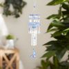 Blue Hummingbird Acrylic and Metal Windchimes