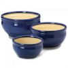 Ocean Blue Ceramic Planter Set