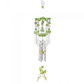 Green Acrylic Hummingbird Windchimes