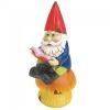 Reading Gnome Solar Statue