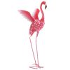 Flying Flamingo Metal Garden Decor - 37.5 inches