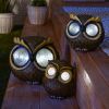 Owl Solar Garden Light - 7.5 inches
