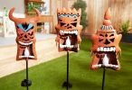 Tiki-Tohua Solar Lighted Garden Stake