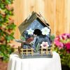 Garden Cottage Metal Birdhouse