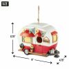 Red and White Camper Birdhouse