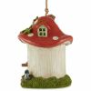 Whimsical Mushroom Cottage Birdhouse