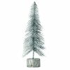 Silver Glitter Christmas Tree Decor - 11.5 inches