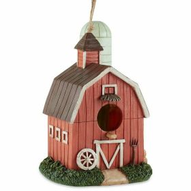 Barn and Silo Birdhouse