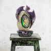 Lighted Dragon Egg Statue - Purple