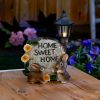 Home Sweet Home Solar Light-Up Garden Decor