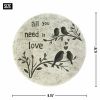 All You Need Is Love Garden Stepping Stone