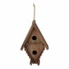 Wood Cottage Heart A-Frame Bird House