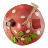 Whimsical Mushroom Cottage Birdhouse