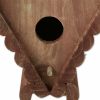 Wood Cottage Heart A-Frame Bird House