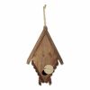 Wood Cottage Heart A-Frame Bird House